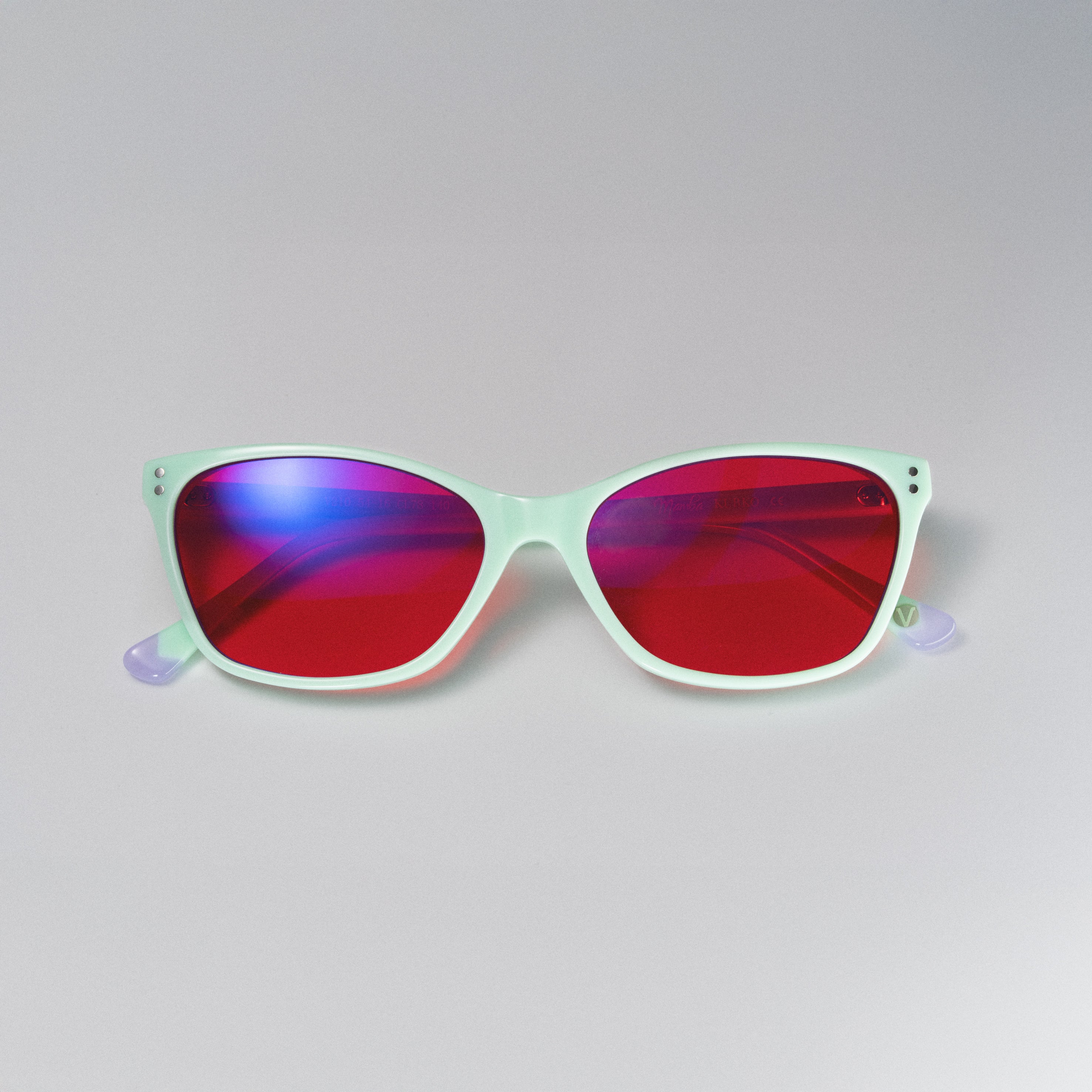 Mamba V210 / Verde menta / Lente roja