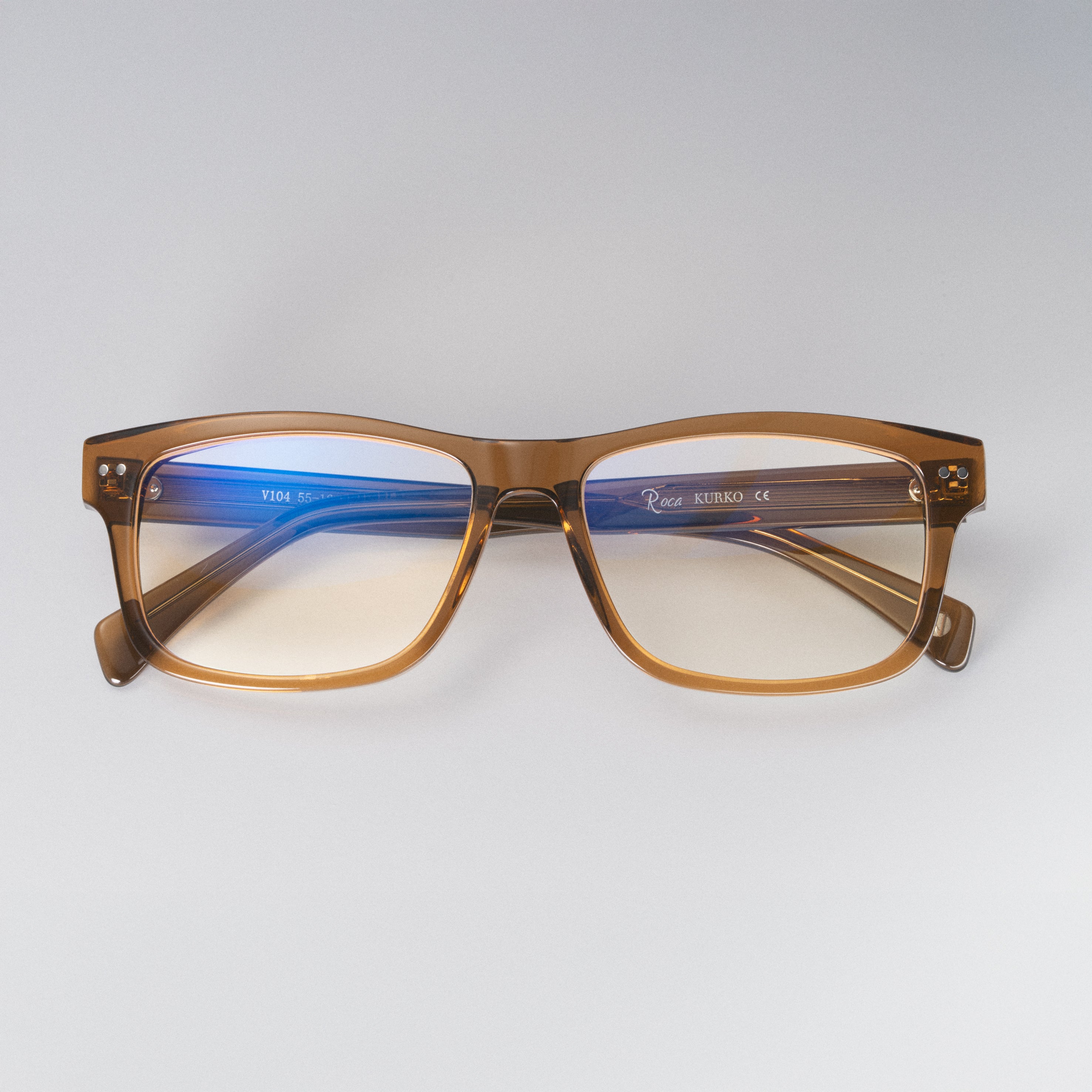 Roca V104 / Marrón transparente / Blue control